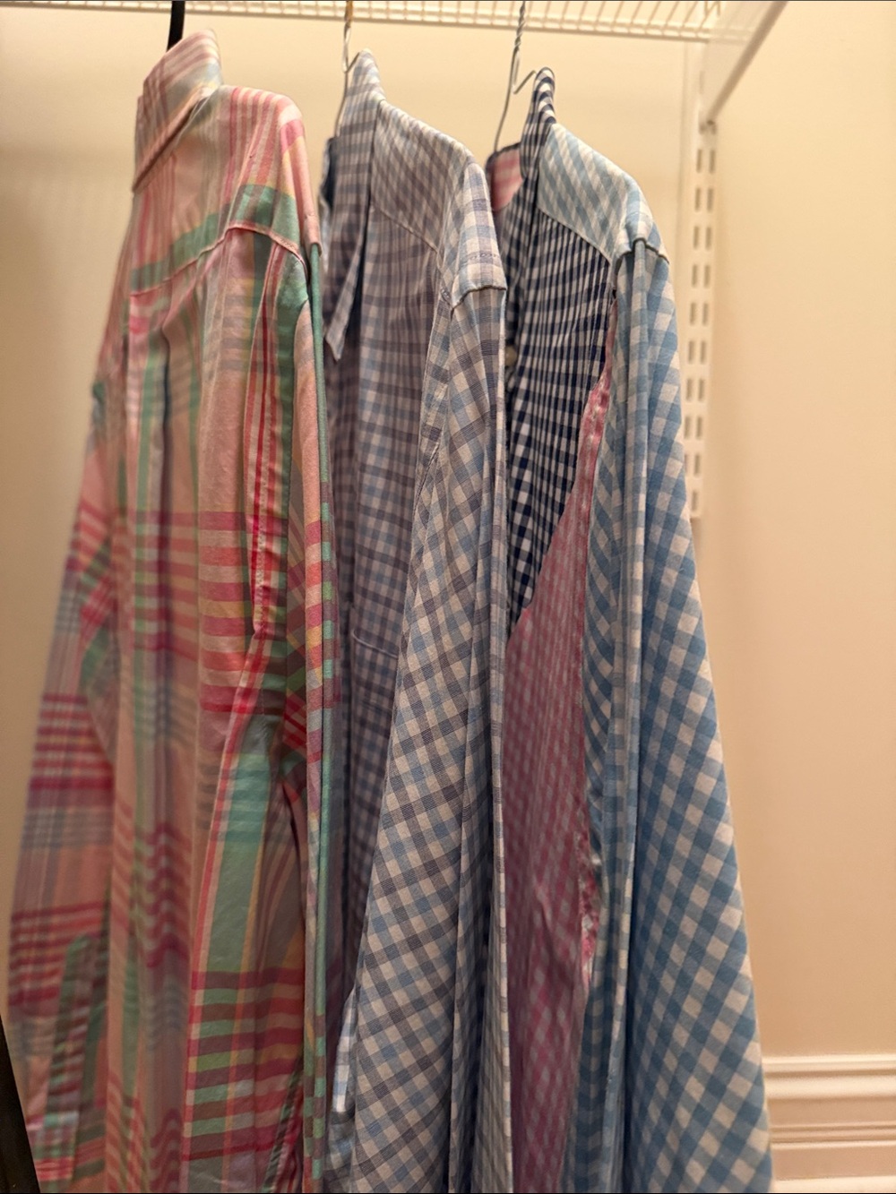 Vineyard Vines Pastel Gingham Button-Down  Summer Shirt PACKAGE!
